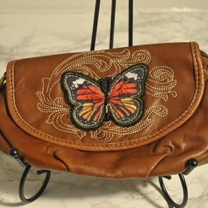 Colorful Butterfly Wristlet